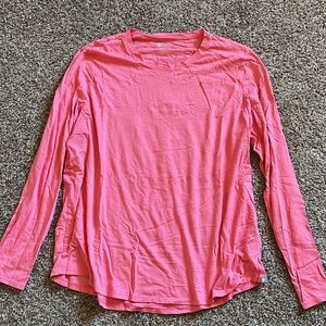 FIGS PINK PEACE OUT CANCER LONG SLEEVE